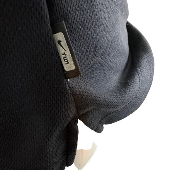 Nike Run Top Size Medium Dri Fit Black Long Sleeve Running Shirt Womens Y2K - Picture 6 of 14